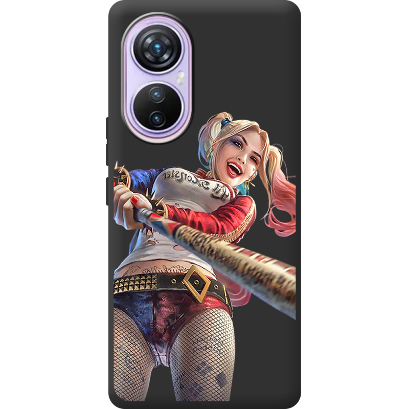 Черный чехол BoxFace Blackview A200 Pro Happy Harley Quinn