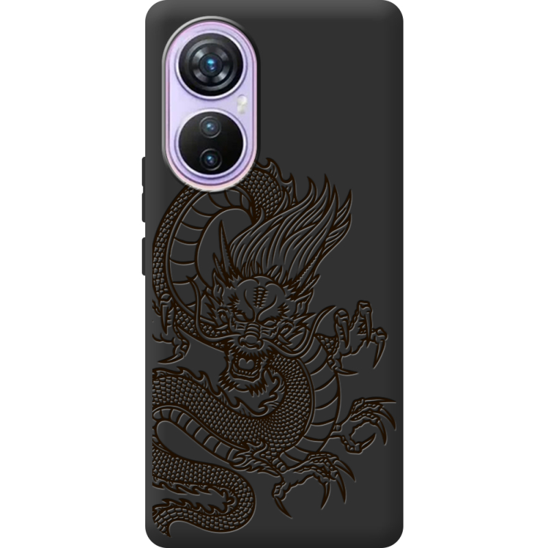 Черный чехол BoxFace Blackview A200 Pro Chinese Dragon