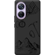 Черный чехол BoxFace Blackview A200 Pro Mountains