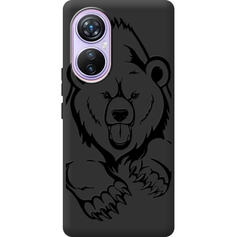 Черный чехол BoxFace Blackview A200 Pro Grizzly Bear