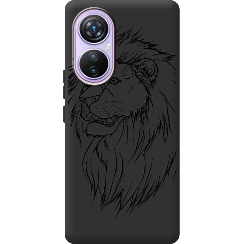 Черный чехол BoxFace Blackview A200 Pro Lion