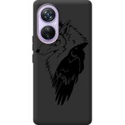 Черный чехол BoxFace Blackview A200 Pro Wolf and Raven