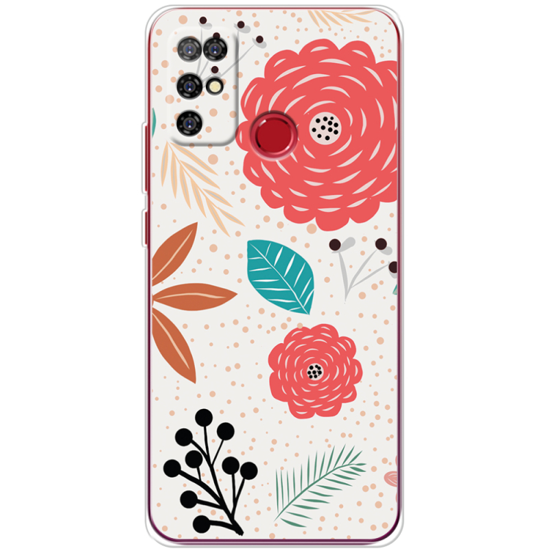 Чехол BoxFace Doogee X96 Pro Line Flowers