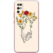 Чехол BoxFace Doogee X96 Pro Flower Hands