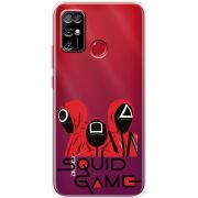 Прозрачный чехол BoxFace Doogee X96 Pro siquid game люди в красном