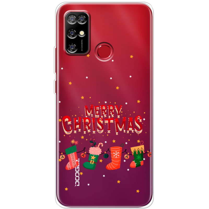 Прозрачный чехол BoxFace Doogee X96 Pro Merry Christmas