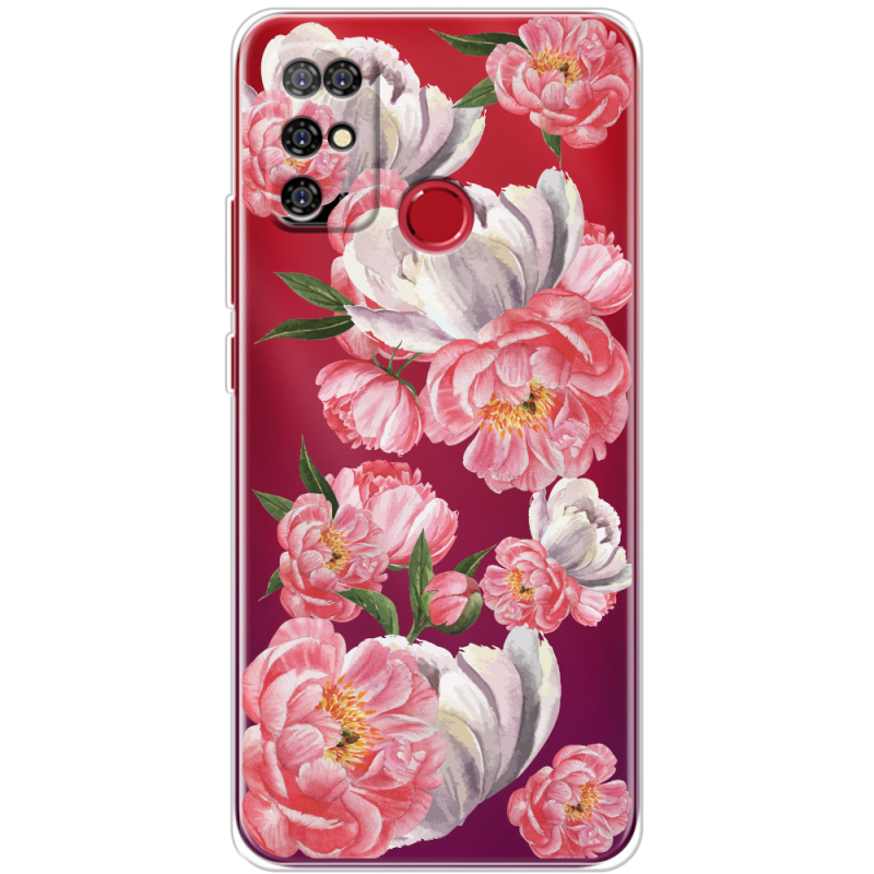 Прозрачный чехол BoxFace Doogee X96 Pro Peony Watercolor Style