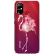 Прозрачный чехол BoxFace Doogee X96 Pro Floral Flamingo