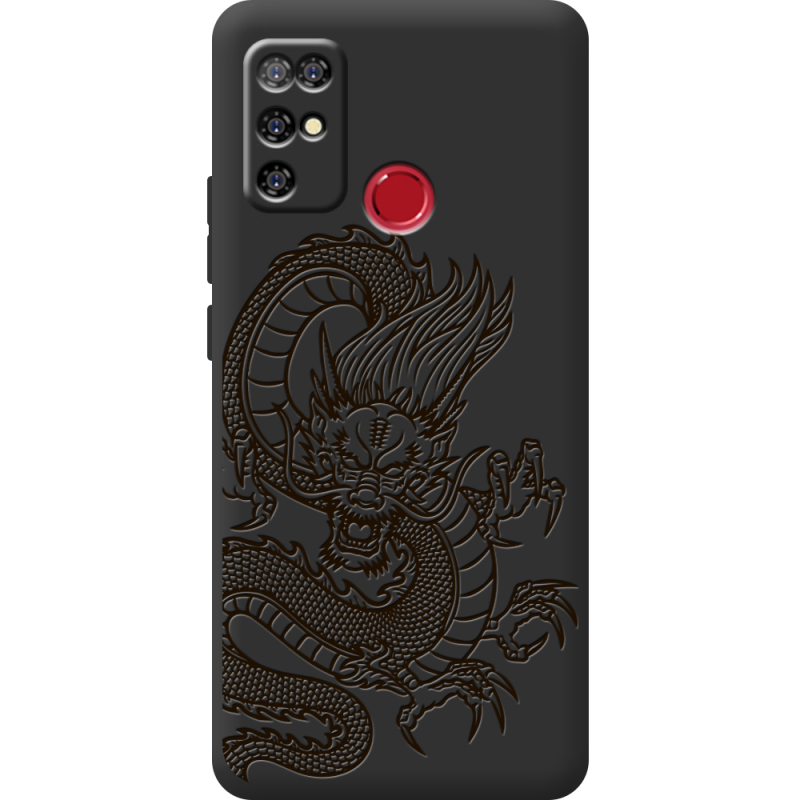 Черный чехол BoxFace Doogee X96 Pro Chinese Dragon