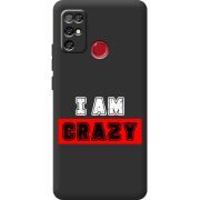 Черный чехол BoxFace Doogee X96 Pro I'm Crazy