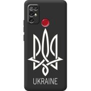 Черный чехол BoxFace Doogee X96 Pro Тризуб монограмма ukraine