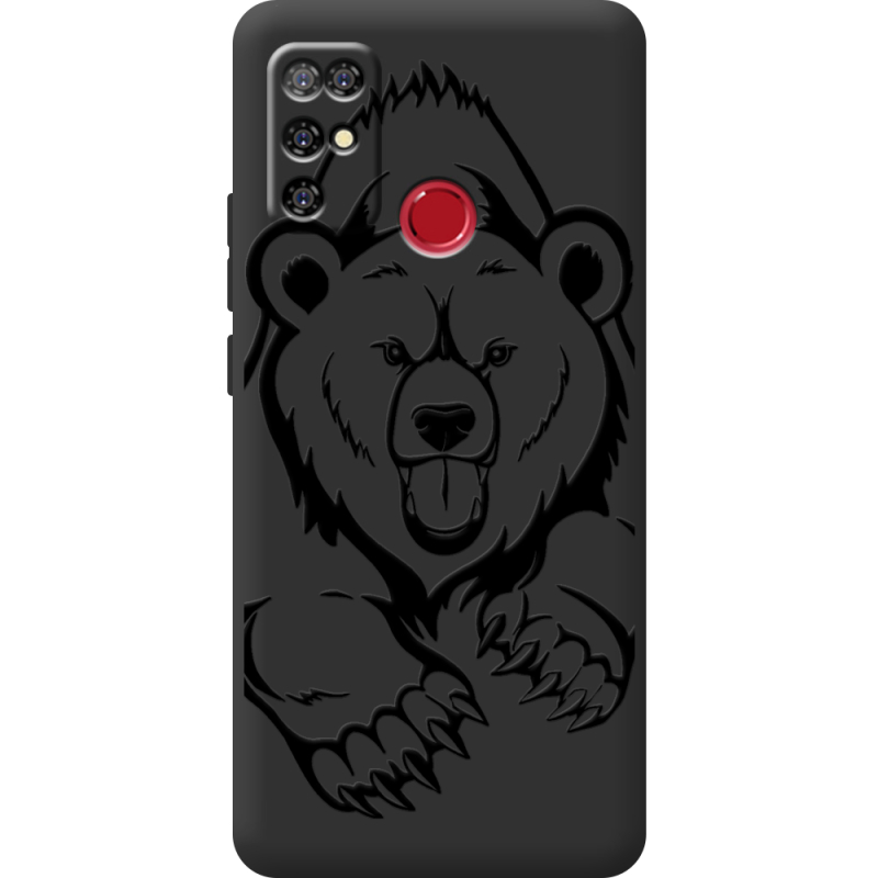 Черный чехол BoxFace Doogee X96 Pro Grizzly Bear