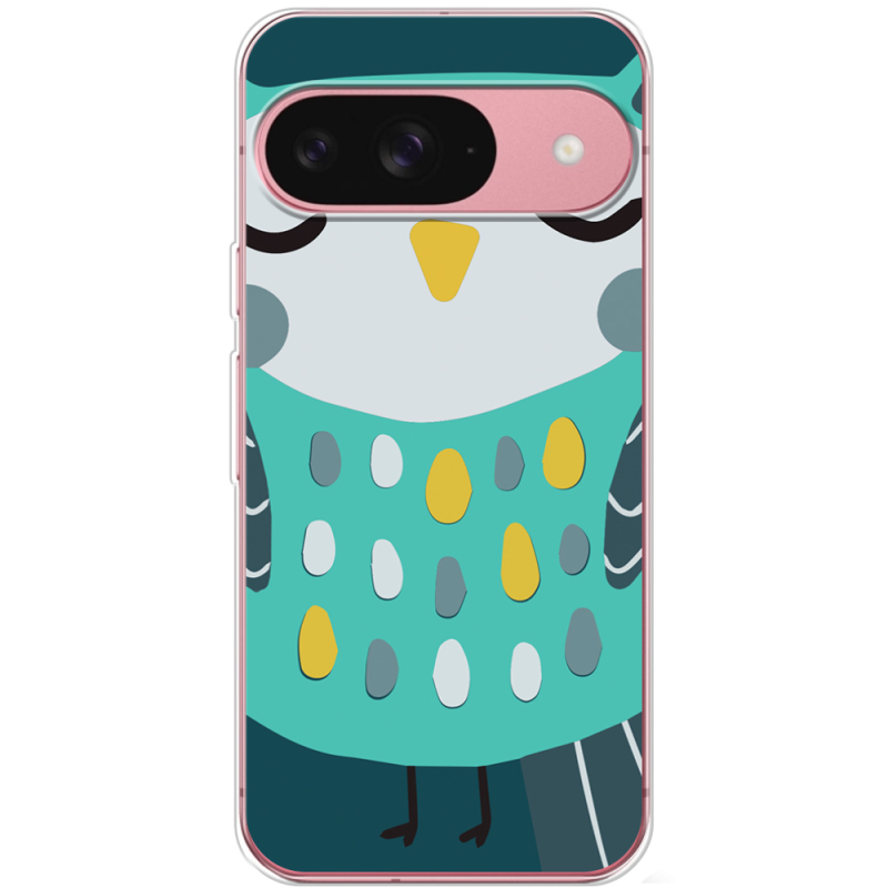 Чехол BoxFace Google Pixel 9 Green Owl