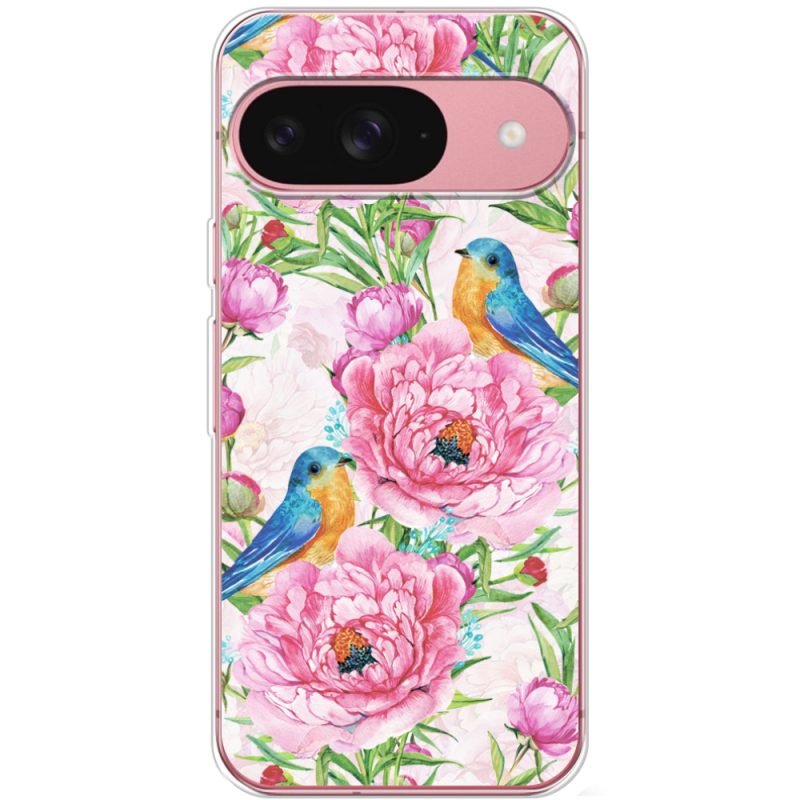 Чехол BoxFace Google Pixel 9 Birds and Flowers