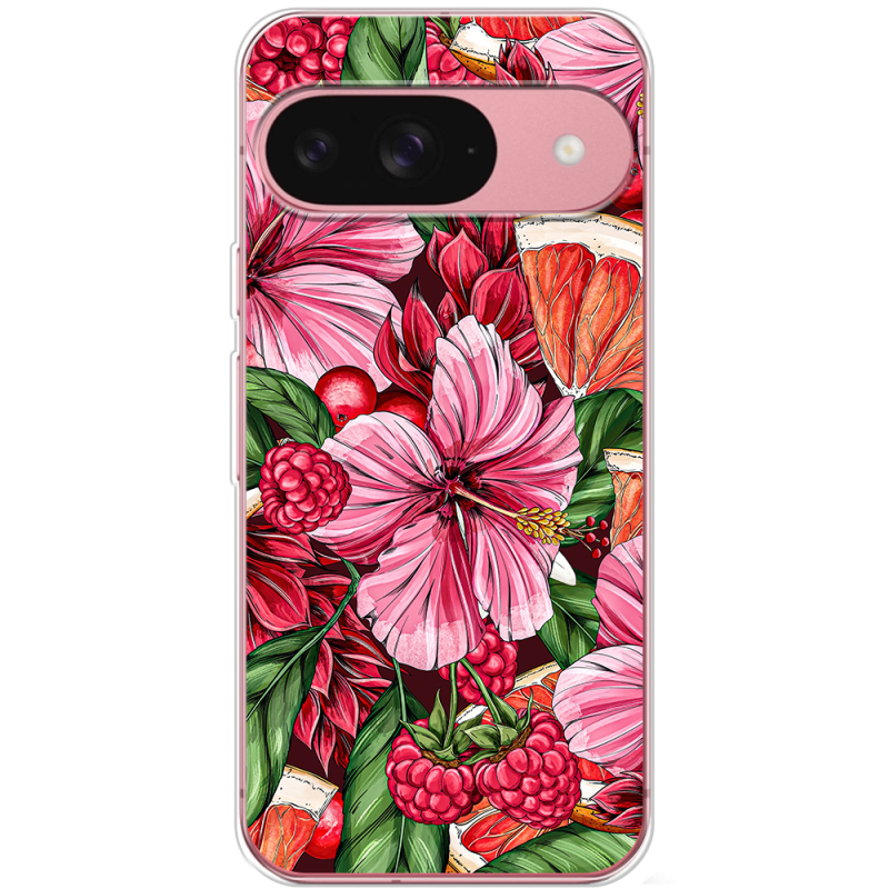 Чехол BoxFace Google Pixel 9 Tropical Flowers