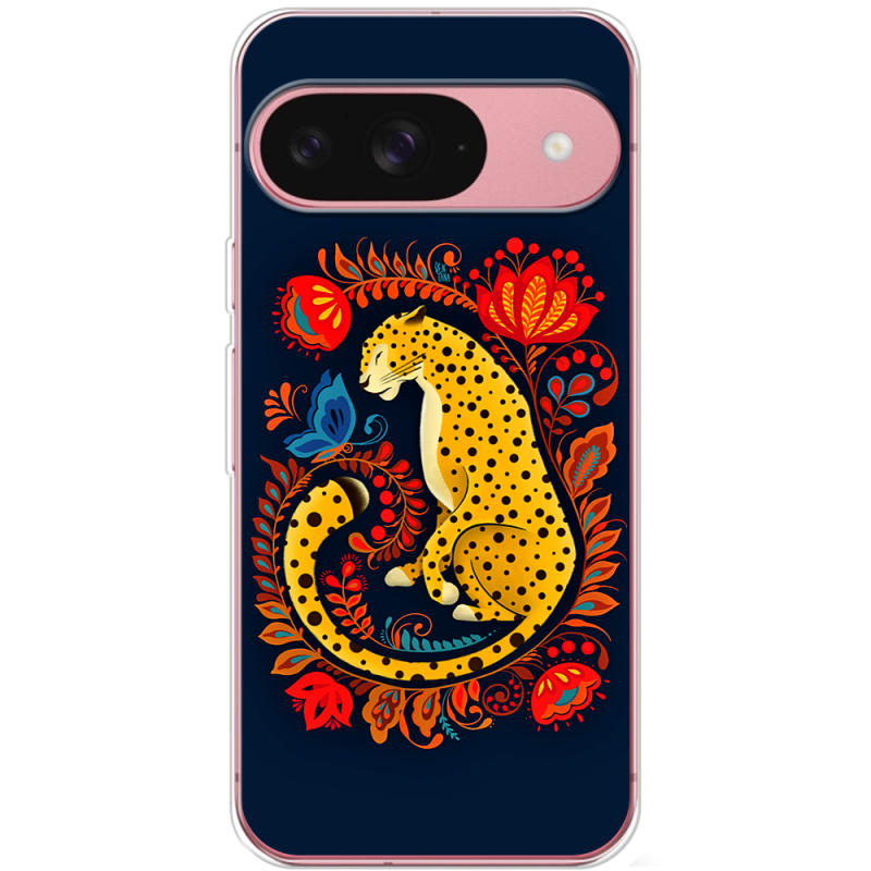 Чехол BoxFace Google Pixel 9 Petrykivka Leopard