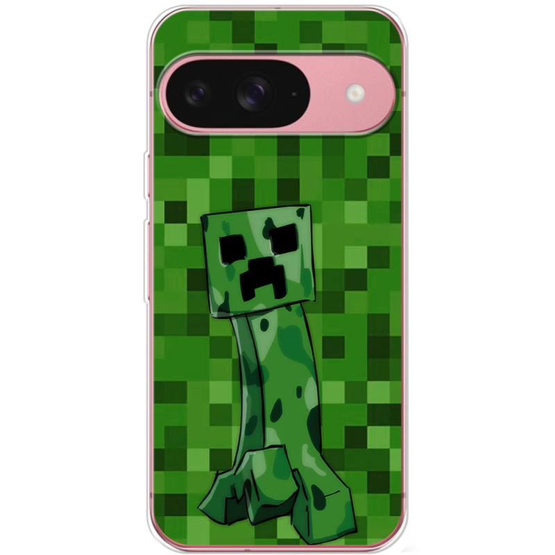 Чехол BoxFace Google Pixel 9 Minecraft Creeper