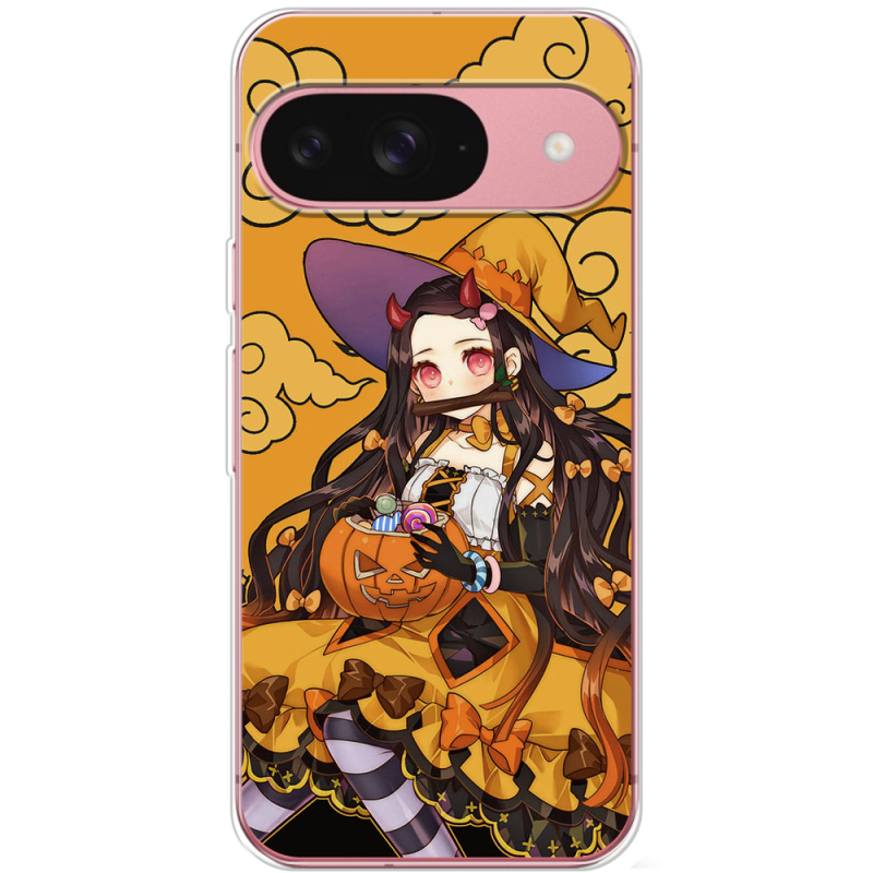 Чехол BoxFace Google Pixel 9 Kamado Nezuko Halloween