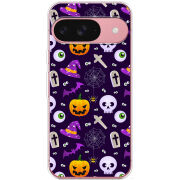 Чехол BoxFace Google Pixel 9 Halloween Purple Mood