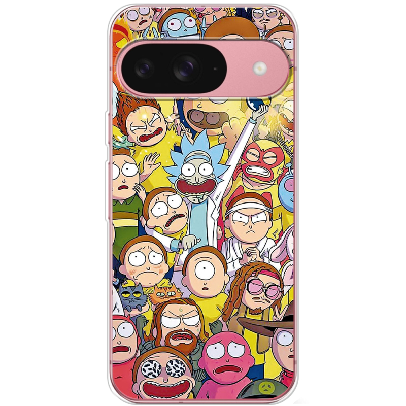 Чехол BoxFace Google Pixel 9 Rick and Morty