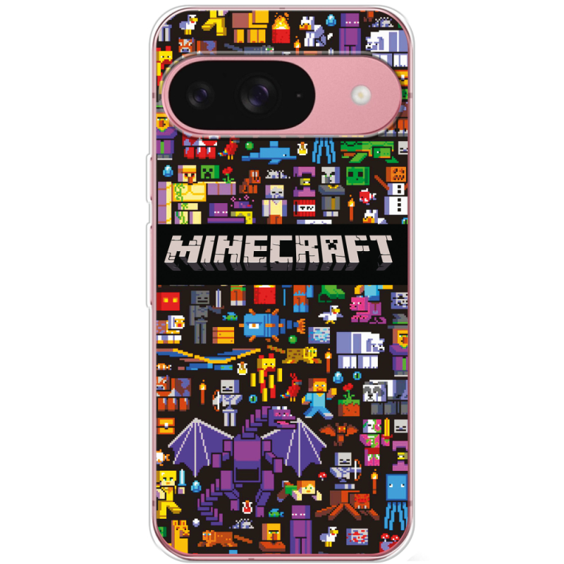 Чехол BoxFace Google Pixel 9 Minecraft Mobbery