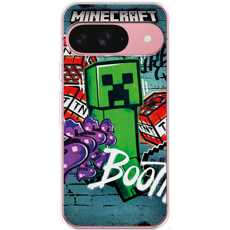 Чехол BoxFace Google Pixel 9 Minecraft Graffiti