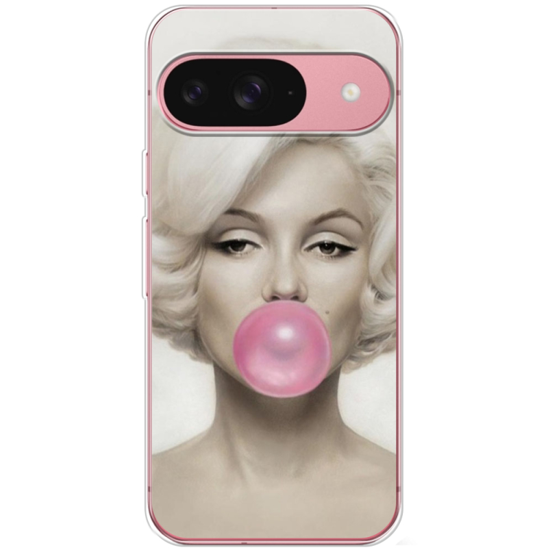 Чехол BoxFace Google Pixel 9 Marilyn Monroe Bubble Gum