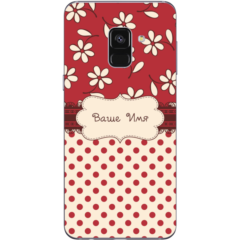 Чехол Uprint Samsung A730 Galaxy A8 Plus 2018 Именной Polka Dots