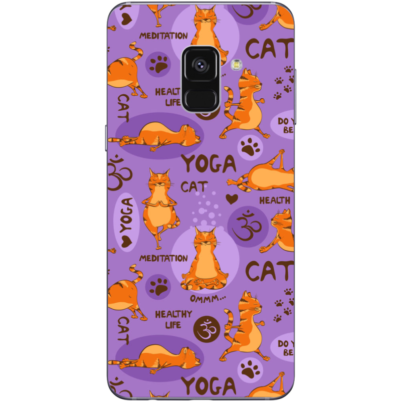 Чехол Uprint Samsung A730 Galaxy A8 Plus 2018 Yoga Cat