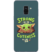 Чехол Uprint Samsung A730 Galaxy A8 Plus 2018 Strong in me Cuteness is
