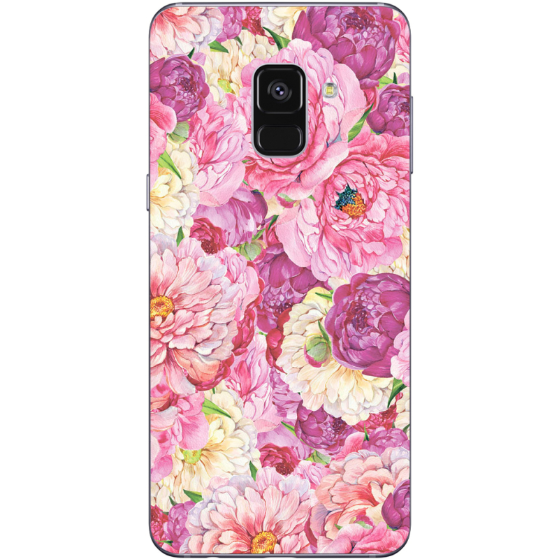 Чехол Uprint Samsung A730 Galaxy A8 Plus 2018 Pink Peonies