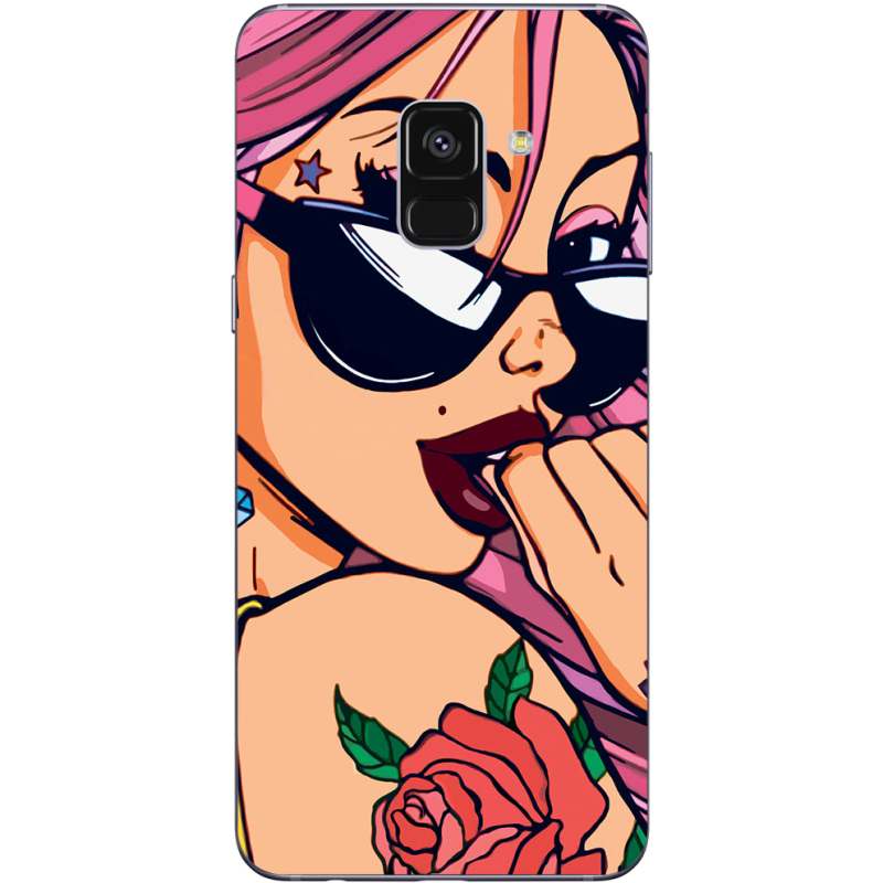 Чехол Uprint Samsung A730 Galaxy A8 Plus 2018 Pink Girl