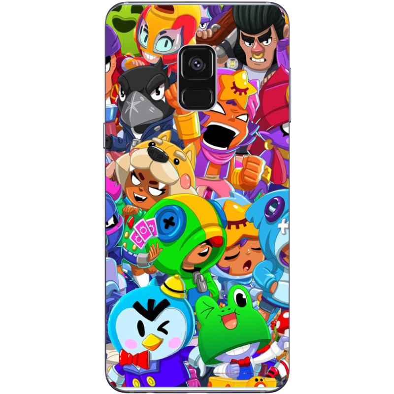 Чехол Uprint Samsung A730 Galaxy A8 Plus 2018 friends brawl stars