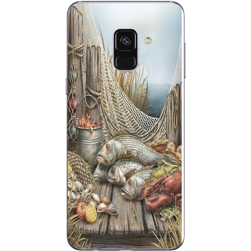 Чехол Uprint Samsung A730 Galaxy A8 Plus 2018 Удачная рыбалка
