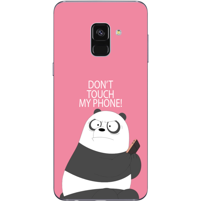 Чехол Uprint Samsung A730 Galaxy A8 Plus 2018 Dont Touch My Phone Panda