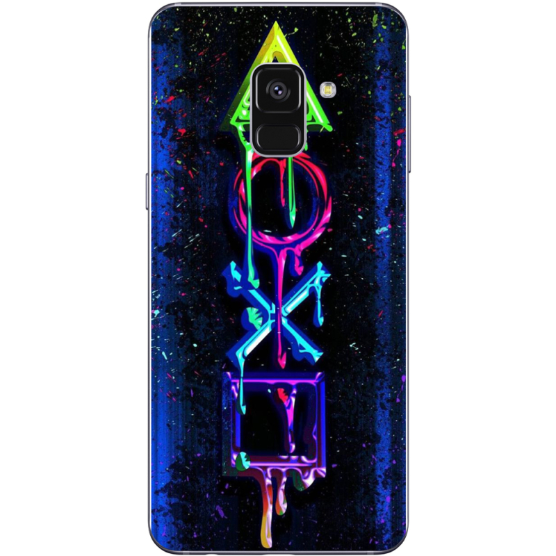 Чехол Uprint Samsung A730 Galaxy A8 Plus 2018 Graffiti symbols