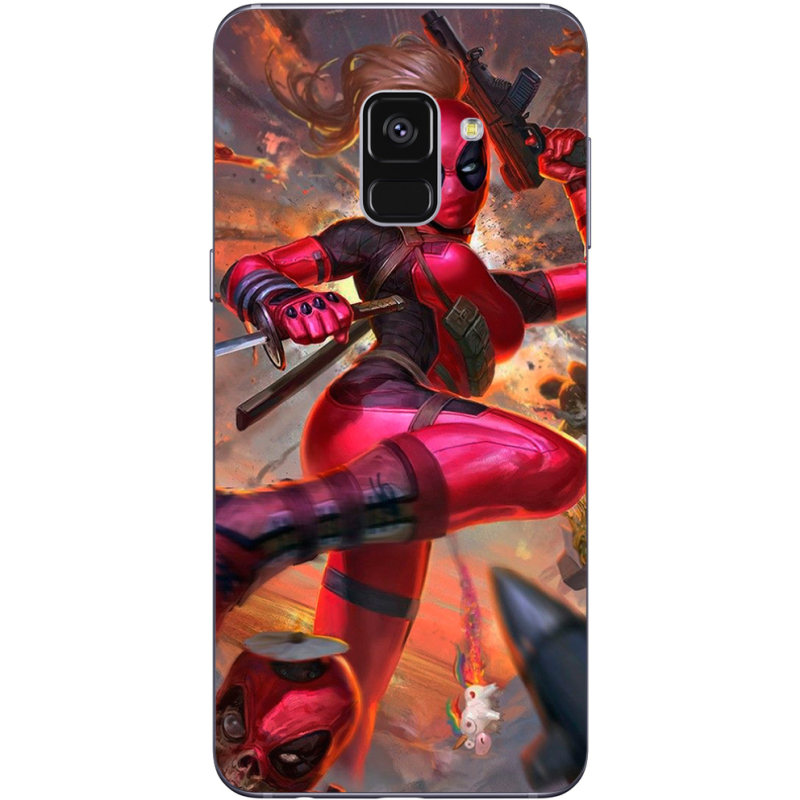 Чехол Uprint Samsung A730 Galaxy A8 Plus 2018 Woman Deadpool