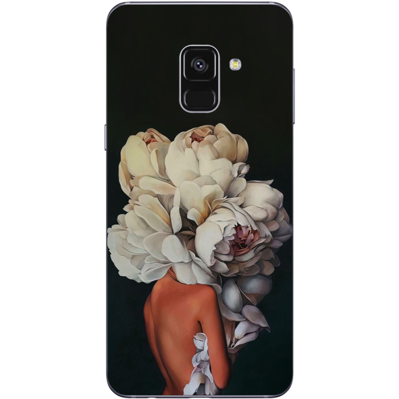 Чехол Uprint Samsung A730 Galaxy A8 Plus 2018 Exquisite White Flowers