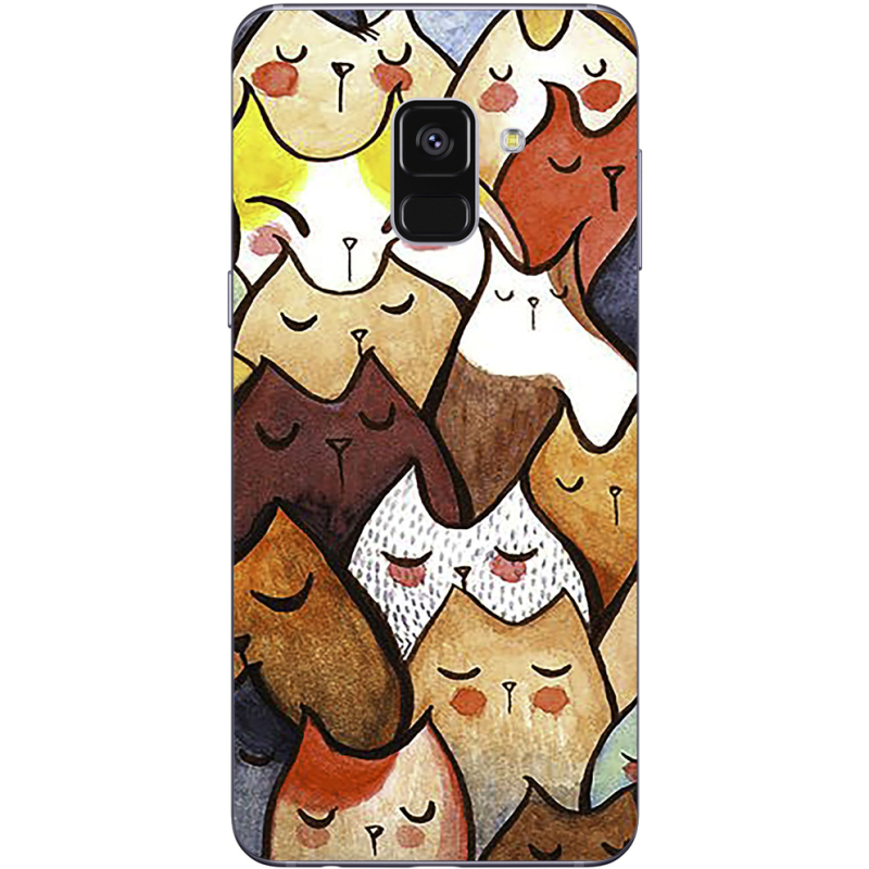 Чехол Uprint Samsung A730 Galaxy A8 Plus 2018 Sleepy Cats