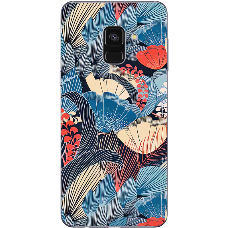 Чехол Uprint Samsung A730 Galaxy A8 Plus 2018 Blue Herb