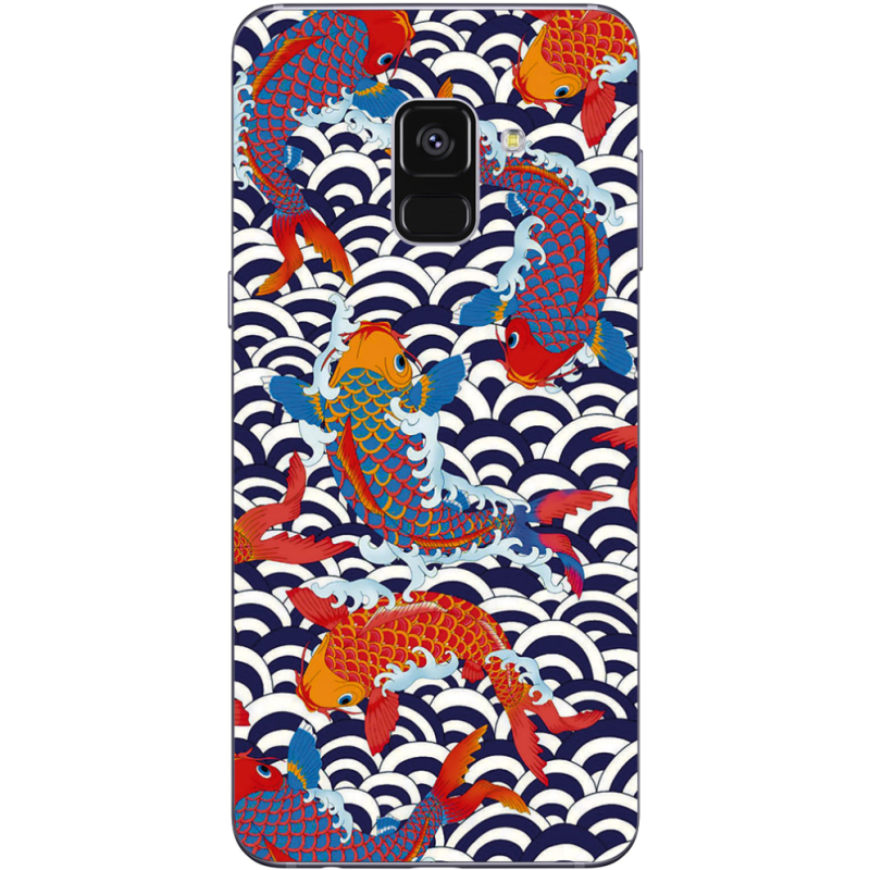 Чехол Uprint Samsung A730 Galaxy A8 Plus 2018 Koi Fish