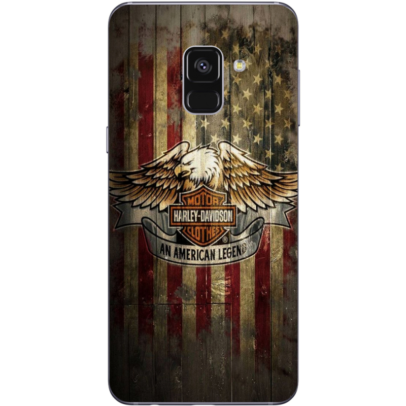 Чехол Uprint Samsung A730 Galaxy A8 Plus 2018 Harley An American Legend