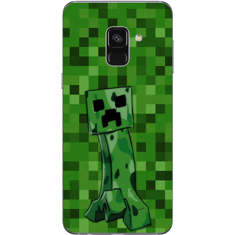 Чехол Uprint Samsung A730 Galaxy A8 Plus 2018 Minecraft Creeper