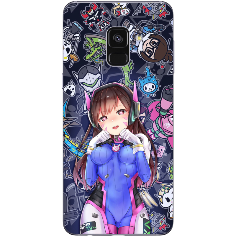 Чехол Uprint Samsung A730 Galaxy A8 Plus 2018 Overwatch D.VA