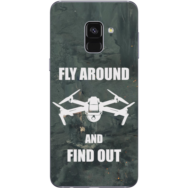 Чехол Uprint Samsung A730 Galaxy A8 Plus 2018 Дрон Fly Around