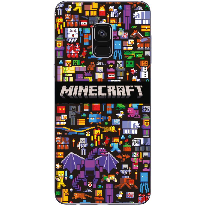 Чехол Uprint Samsung A730 Galaxy A8 Plus 2018 Minecraft Mobbery