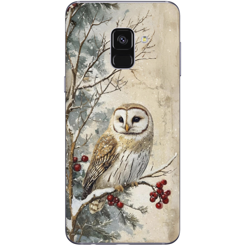 Чехол Uprint Samsung A730 Galaxy A8 Plus 2018 Christmas Owl