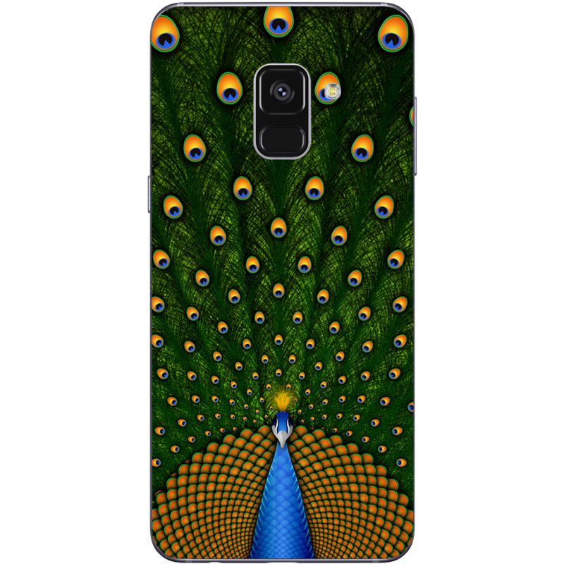 Чехол Uprint Samsung A730 Galaxy A8 Plus 2018 Peacocks Tail