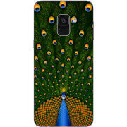 Чехол Uprint Samsung A730 Galaxy A8 Plus 2018 Peacocks Tail