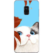 Чехол Uprint Samsung A730 Galaxy A8 Plus 2018 Wondering Cat